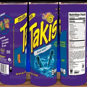 Takis Blue Heat Chips Cup Mug Tumbler 20oz
